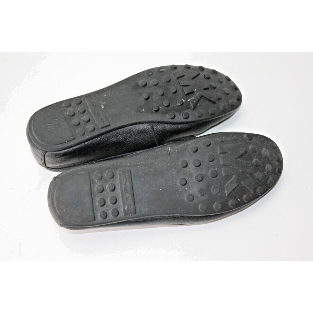 MICHAEL KORS Everett Black Pebbled Loafer Leather Slip-On Women's Shoes Sz 8.5M - Picture 8 of 10